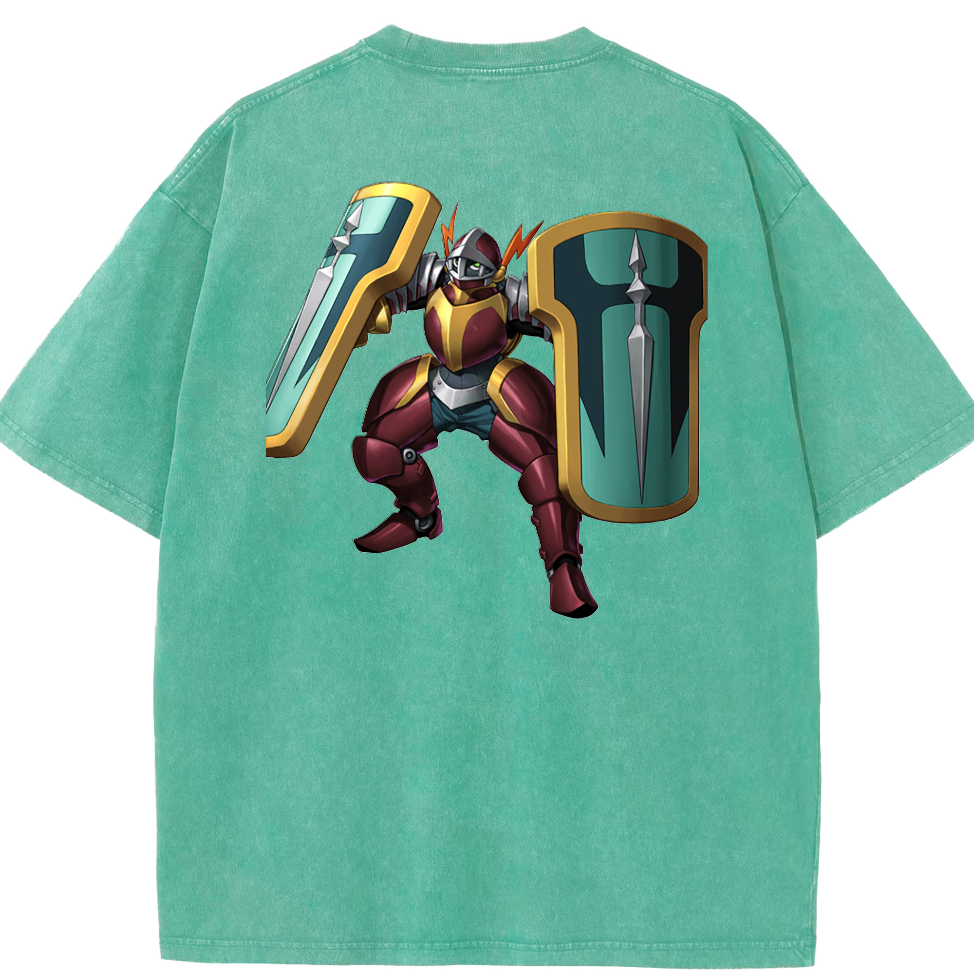 （画像用） 遊☆戯☆王 Yu-Gi-Oh! 綿100% ヴィンテージ風 半袖Tシャツ（背面プリント）